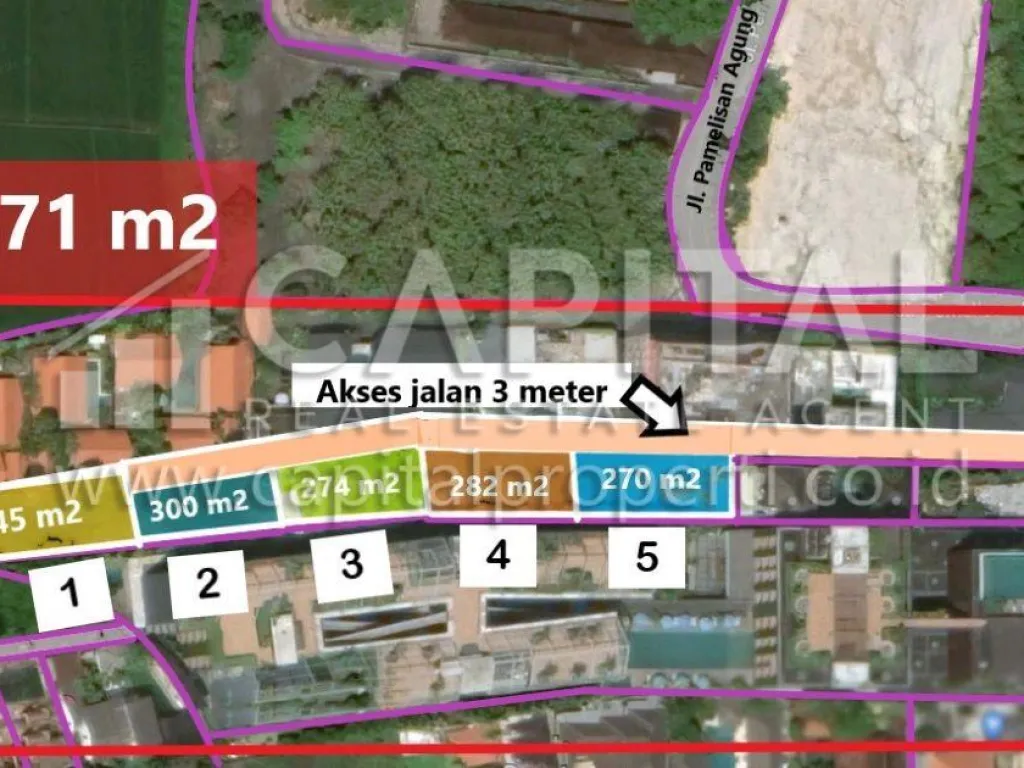 Jual tanah strategis dan pontesial di area Pantai Berawa Bali | iklanova.com