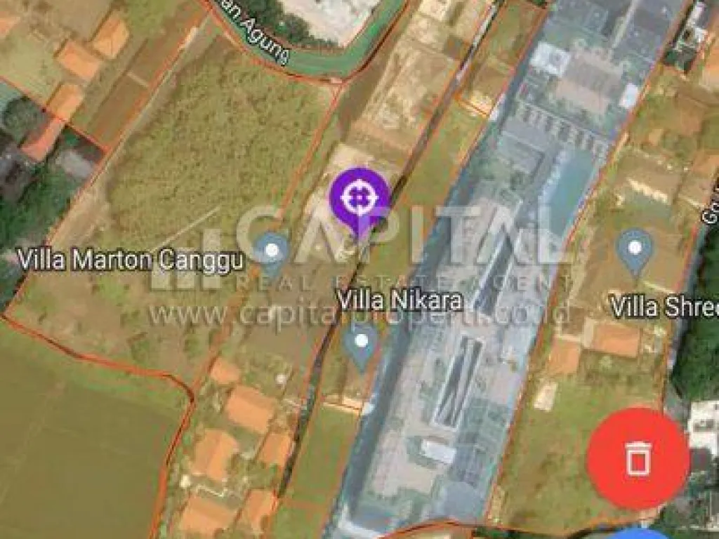 Jual tanah strategis dan pontesial di area Pantai Berawa Bali | iklanova.com