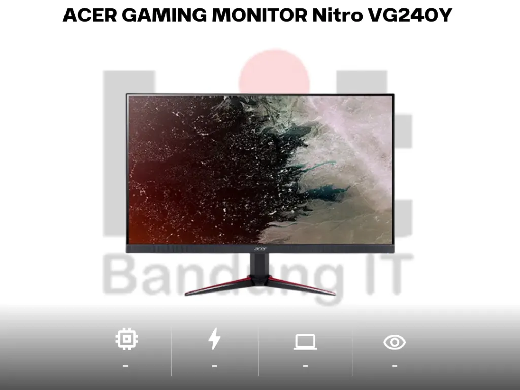 ACER GAMING MONITOR Nitro VG240Y X1 200Hz Built in Speaker IPS Nitro VG240Y-X1 | iklanova.com