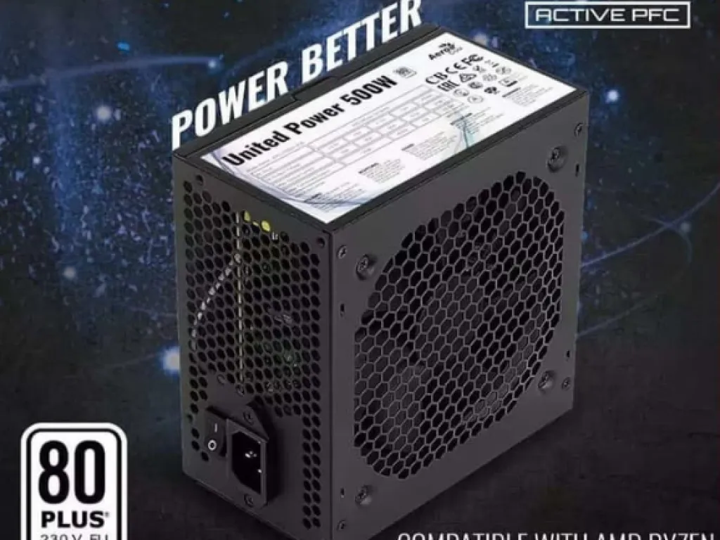 Aerocool Power Supply United 500W | iklanova.com