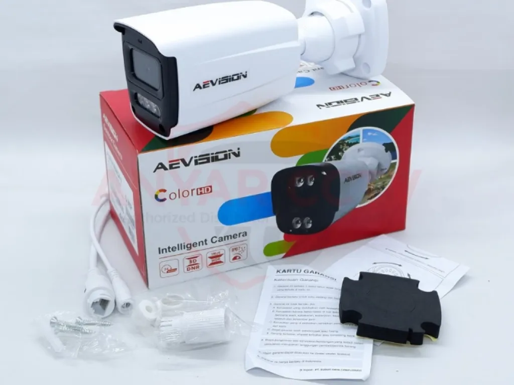 AEVISION IP Camera Bullet 5MP Audio + ColorVu POE Outdoor | iklanova.com