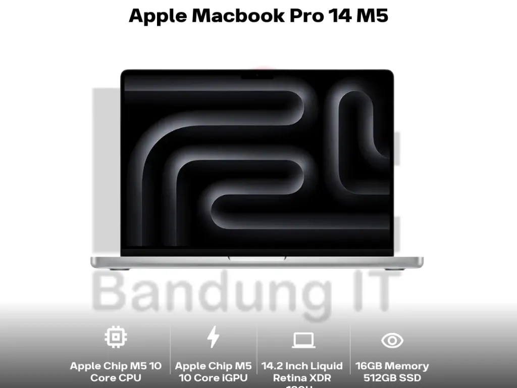 Apple Macbook Pro 14 M5 10 Core GPU 10 Core CPU 16GB 512GB / 1TB 14.2 Inch Liquid Retina XDR | iklanova.com