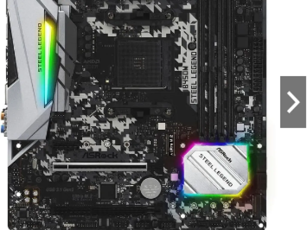 ASROCK B450M STEEL LEGEND (Socket AM4) | iklanova.com