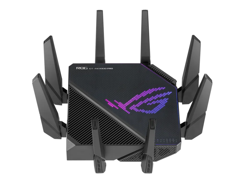 ASUS ROG Rapture GT-AX11000 PRO Tri-Band WiFi 6 Gaming Router | iklanova.com