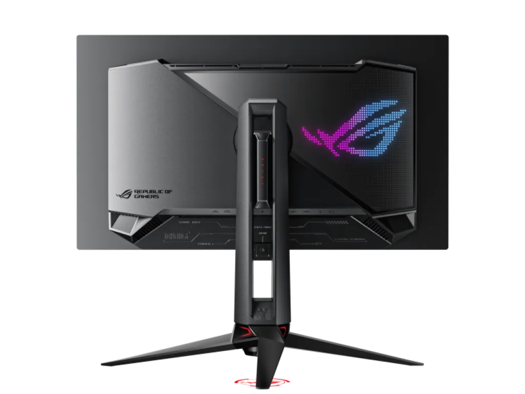 Asus ROG Swift Gaming Monitor PG27UCDM 26.5 Inch 4K UHD QD-OLED 240HZ 0.03ms HDR10 Delta E2 Ergonomic | iklanova.com