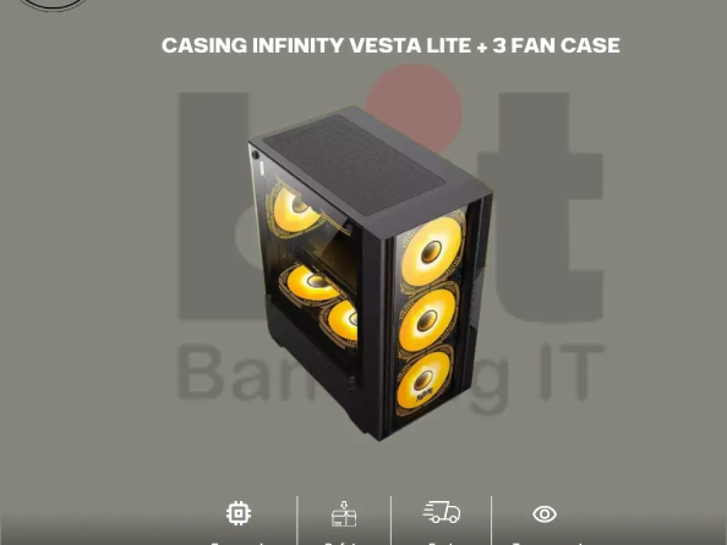 CASING INFINITY VESTA LITE + 3 FAN CASE | iklanova.com
