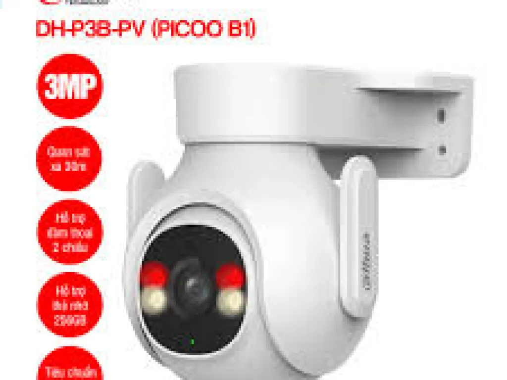 DAHUA DH-P3B-PV 3MP Outdoor Fixed-focal Wi-Fi Pan & Tilt Network Camera | iklanova.com