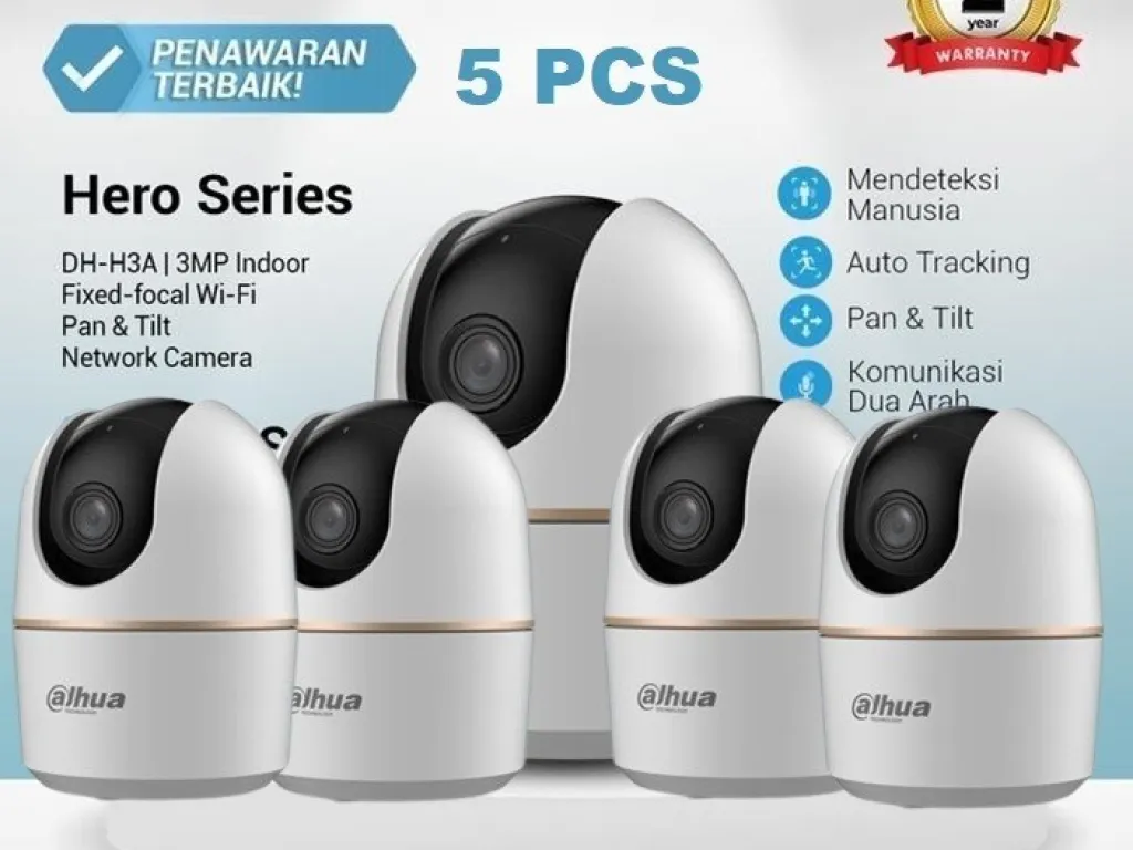DAHUA H3A 3MP Indoor Fixed-focal Wi-Fi Pan & Tilt Network Camera | iklanova.com