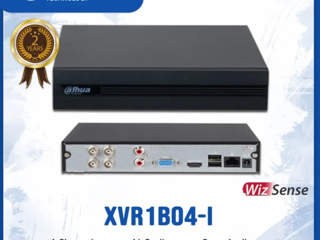 Dahua XVR1B04-I XVR Dahua Cooper WizSense 4Channel Original | iklanova.com
