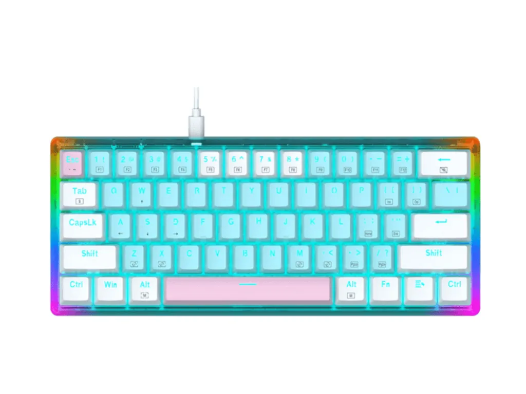 E-Yooso Z-11T 61-Key Mechanical Gaming Keyboard | iklanova.com