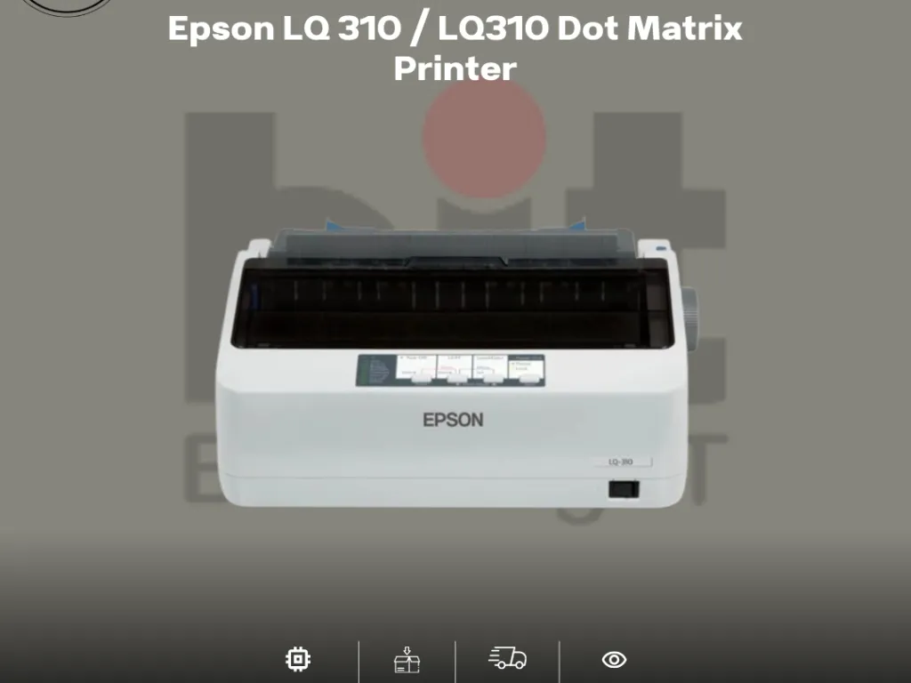 Epson LQ 310 / LQ310 Dot Matrix Printer | iklanova.com