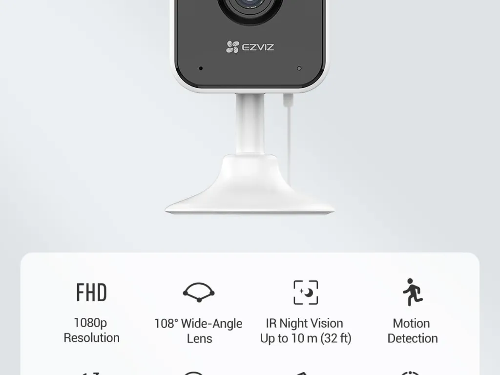EZVIZ H1C 2MP 1080P TWO WAY TALK-WIDE ANGLE/CAMERA CCTV WIFI EZVIZ | iklanova.com
