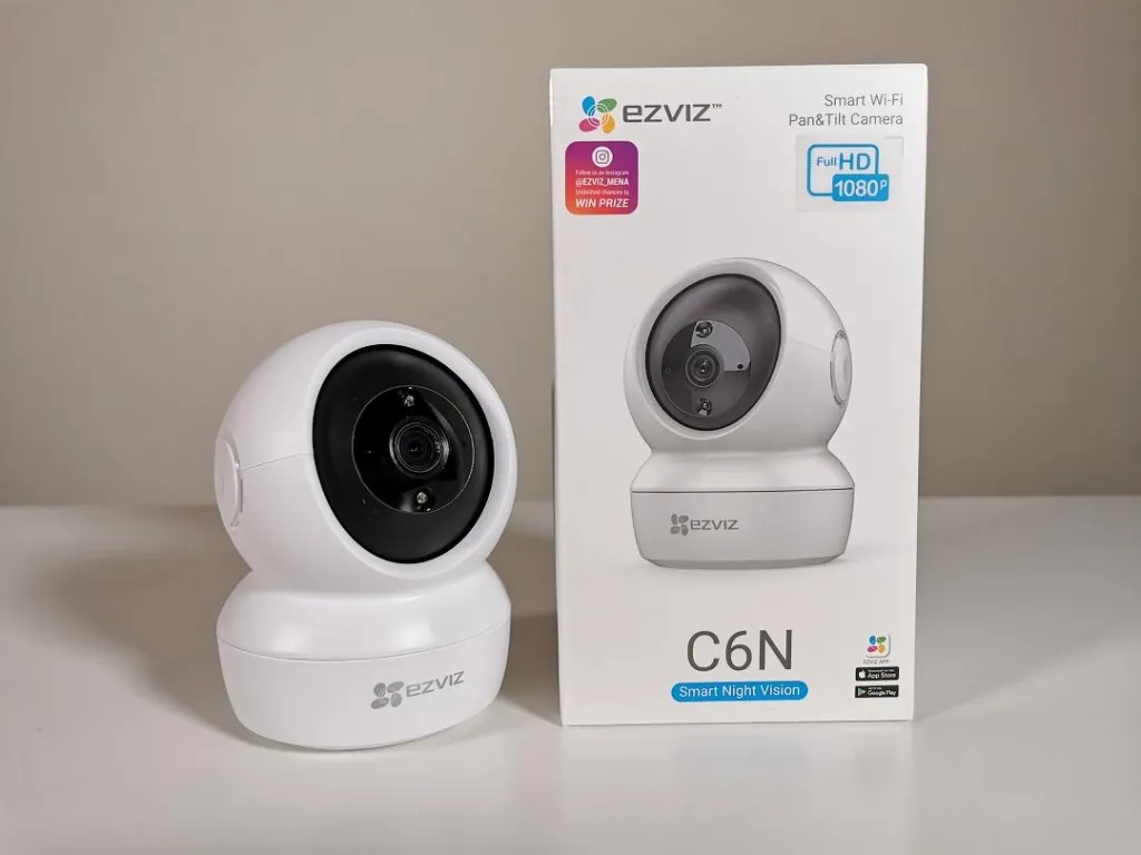 EZVIZ WIRELESS WIFI C6N 1080p - PTZ Rotate With Night Vision / RESMI | iklanova.com