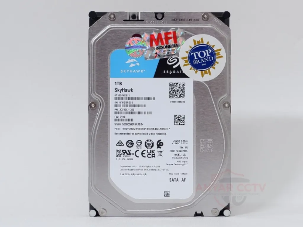 HARDDISK SEAGATE SKYHAWK MFI INDONESIA 1TB GARANSI 3THN RESMI / HDD 1TB | iklanova.com