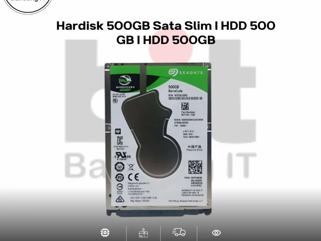 Hardisk 500GB Sata Slim I HDD 500 GB I HDD 500GB | iklanova.com
