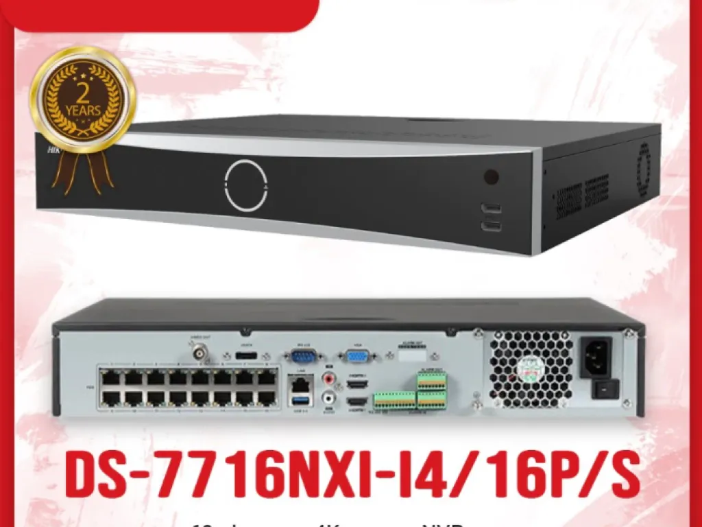 HIKVISION DS-7716NXI-I4/16P/S - NVR HIKVISION POE 16 CHANNEL ACUSENSE | iklanova.com