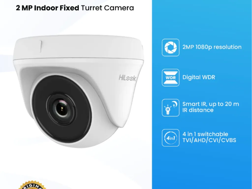 HILOOK CAMERA CCTV 1080P by Hikvision product THC-T120-PC | iklanova.com