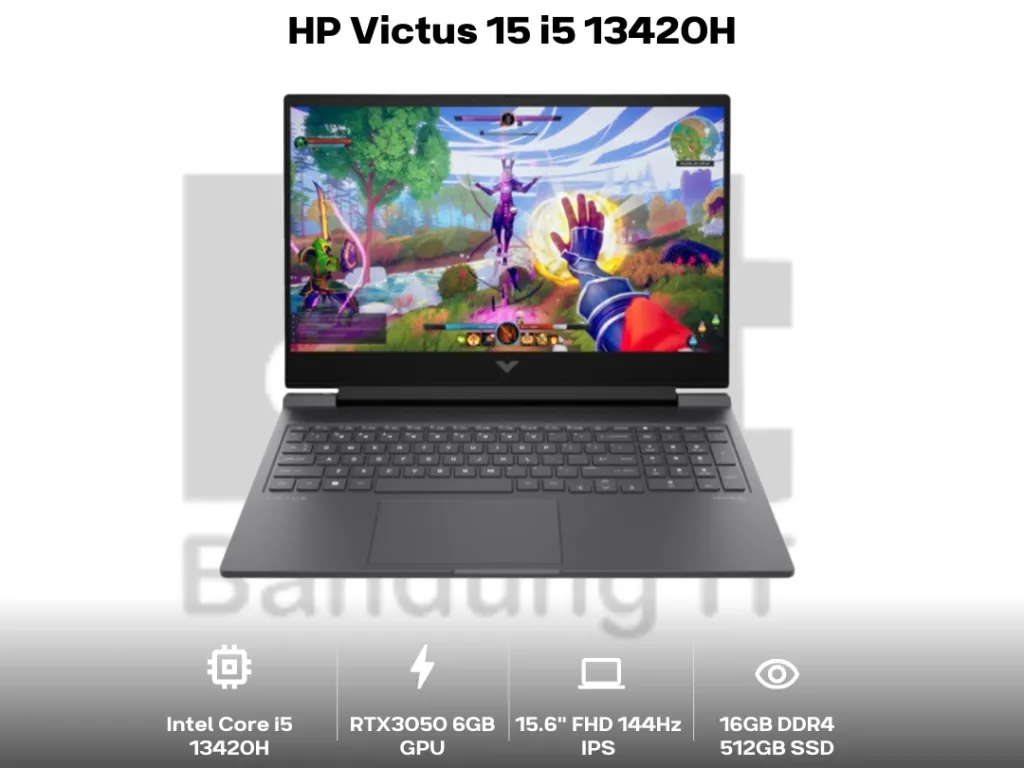 HP Victus 15 FA2716TX i5 13420H 16GB 512GB 15.6" FHD IPS 144Hz | iklanova.com