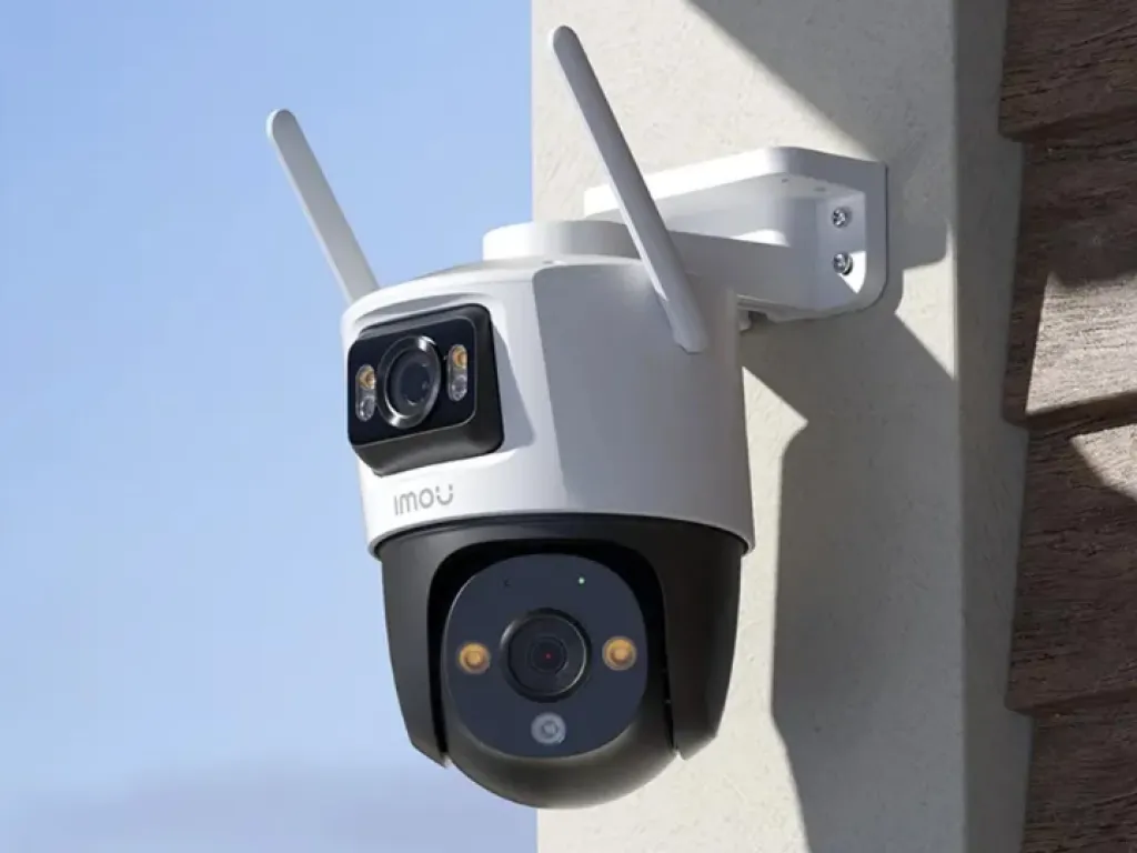 IMOU Cruiser Dual Lens 3+3 6MP Full Color Audio II Strobe Alarm Merah Biru | iklanova.com