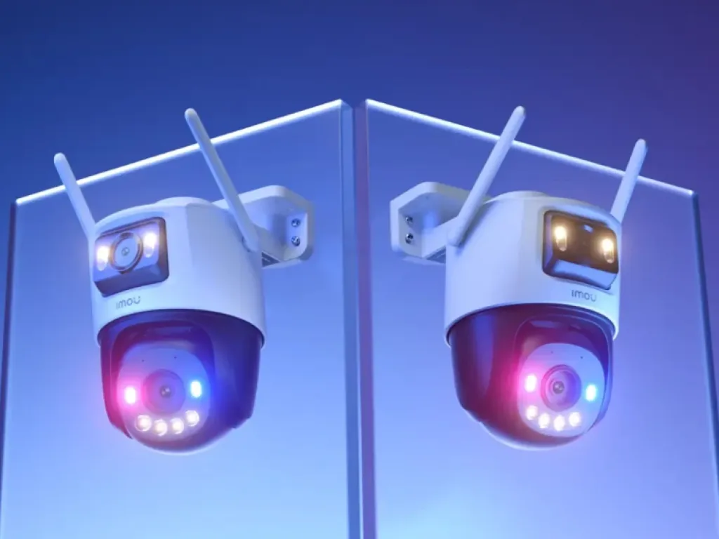 IMOU Cruiser Dual Lens 3+3 6MP Full Color Audio II Strobe Alarm Merah Biru | iklanova.com