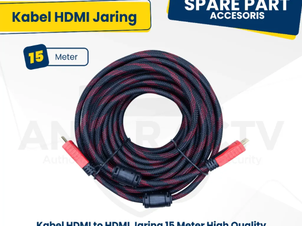 KABEL HDMI to HDMI 15 METER - HDMI JARING CCTV ELEKTRONIK | iklanova.com