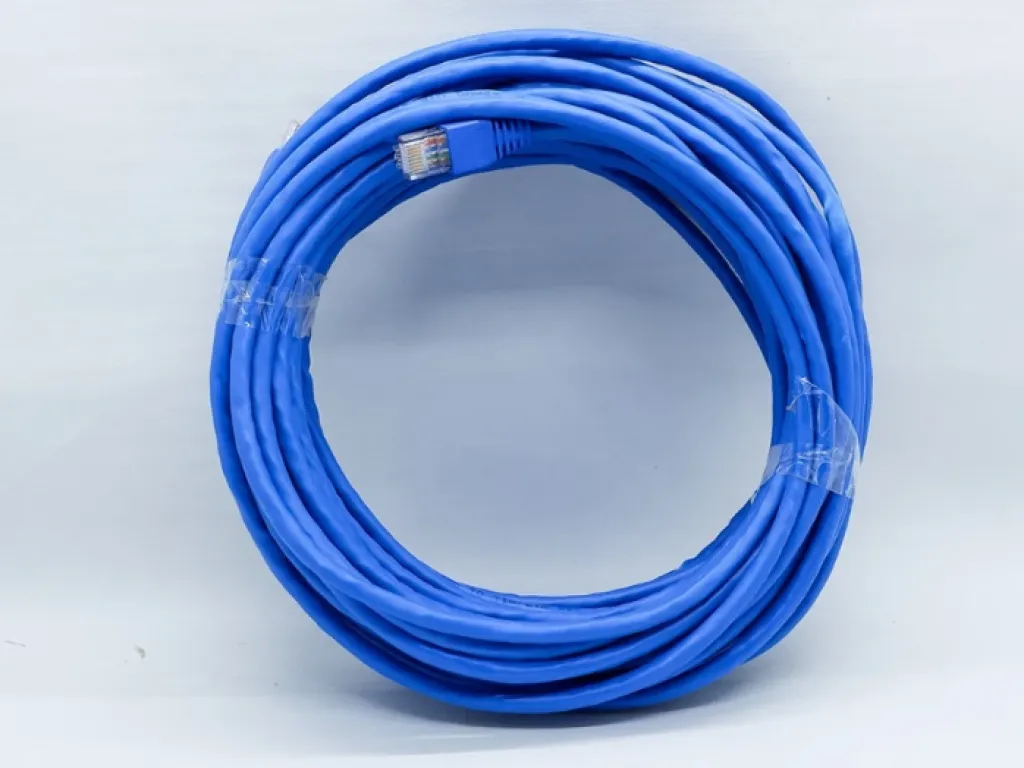 Kabel UTP LAN Interluc CAT6 CAT 6 Set 10/15/20/25/30/50M Meter Color Blue Siap Pasang | iklanova.com