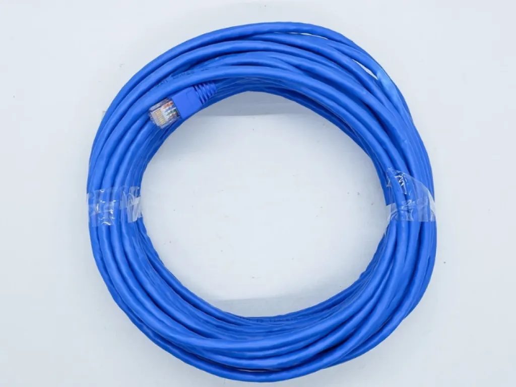 Kabel UTP LAN Interluc CAT6 CAT 6 Set 10/15/20/25/30/50M Meter Color Blue Siap Pasang | iklanova.com