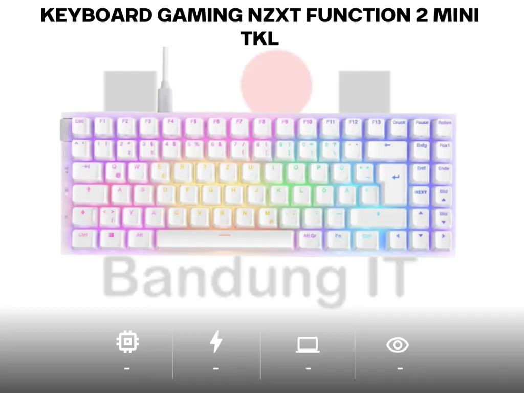 KEYBOARD GAMING NZXT FUNCTION 2 MINI TKL | iklanova.com
