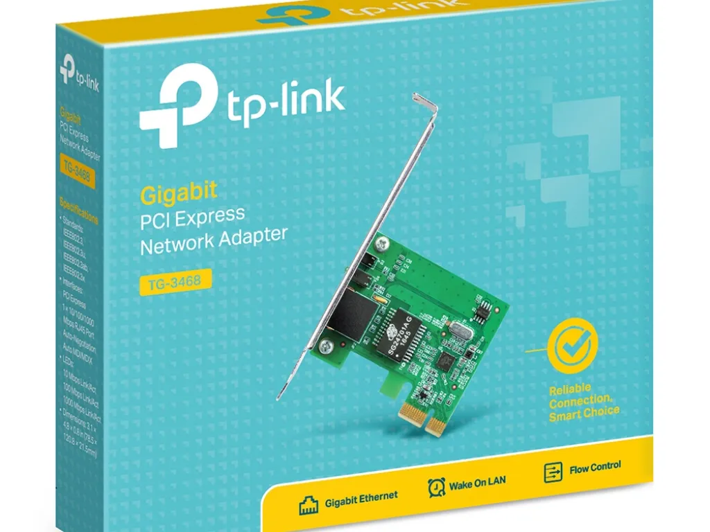 Lan Card Gigabit PCI Express Network Adaptor TP-LINK TG-3468 | iklanova.com