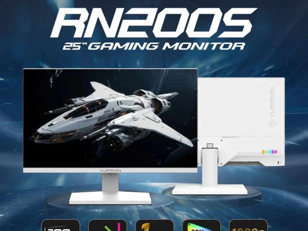 LED GAMING MONITOR VURRION VR25-RN200S WHITE 22"inch | iklanova.com