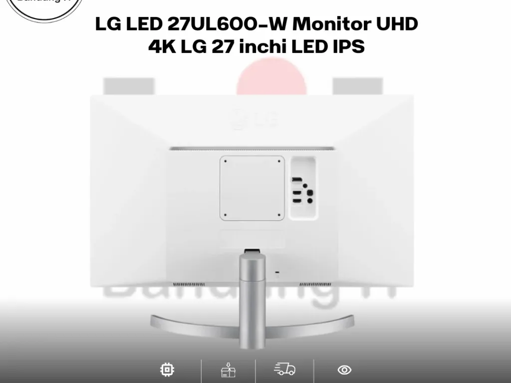 LG LED 27UL600-W Monitor UHD 4K LG 27 inchi LED IPS | iklanova.com