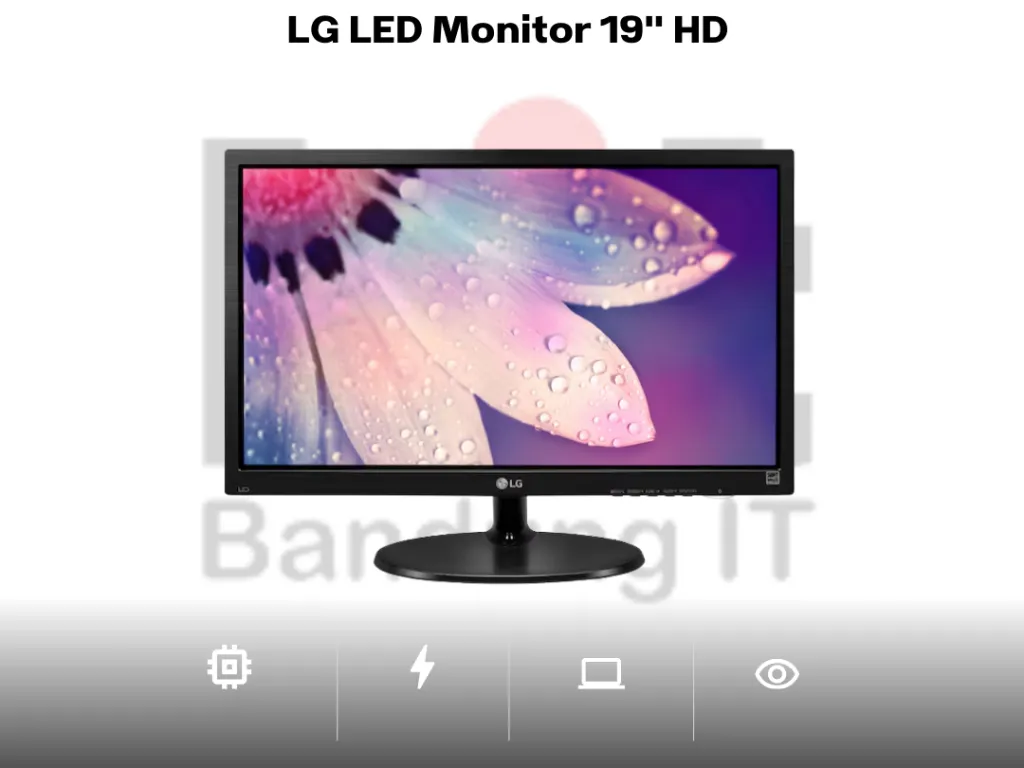 LG LED Monitor 19" HD Eye Comforts Easy to Use | iklanova.com