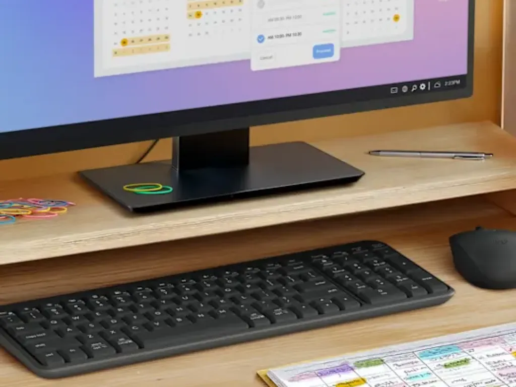 Logitech Wireless Bluetooth Keyboard Combo MK250 Bundle Keyboard Mouse Office | iklanova.com