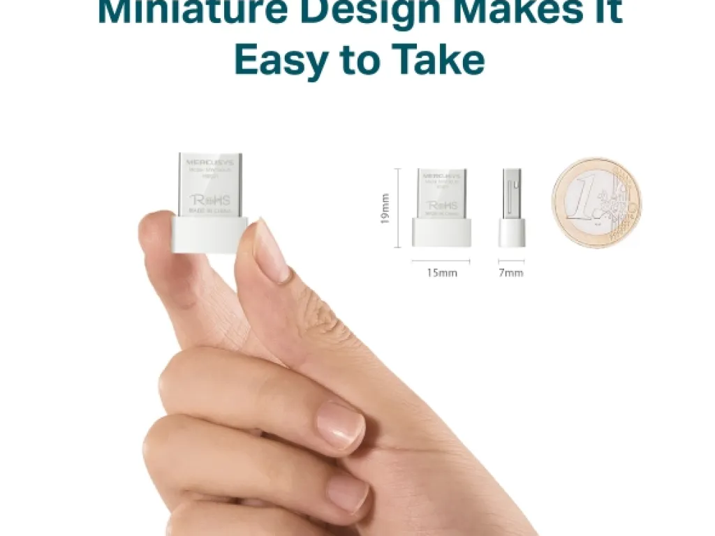 Mercusys MW150US 150Mbps Nano USB Wireless Adapter | iklanova.com