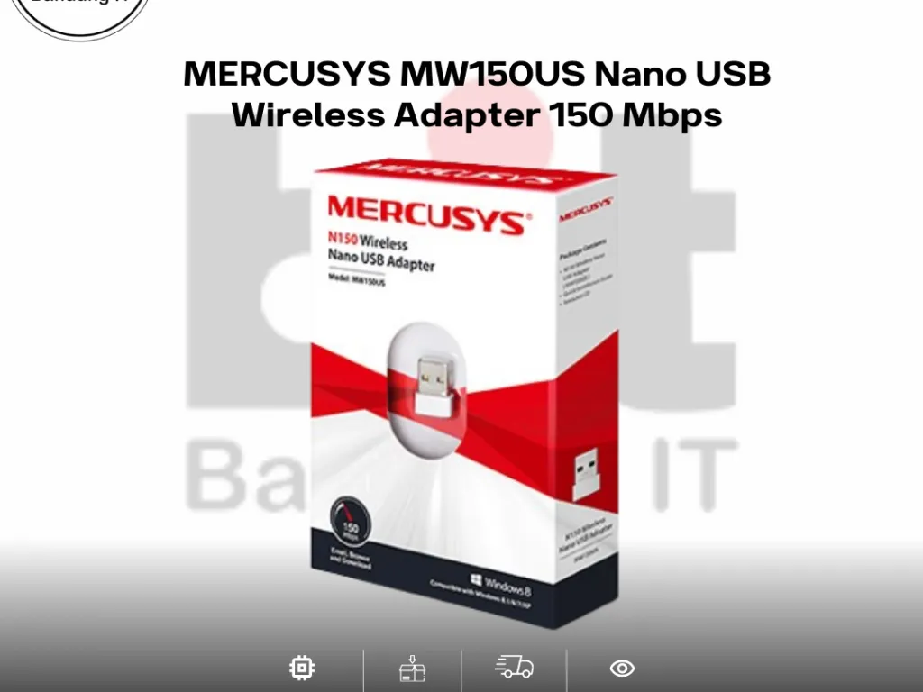 MERCUSYS MW150US Nano USB Wireless Adapter 150 Mbps | iklanova.com