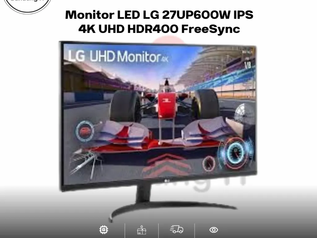 Monitor LED LG 27UP600W IPS 4K UHD HDR400 FreeSync | iklanova.com