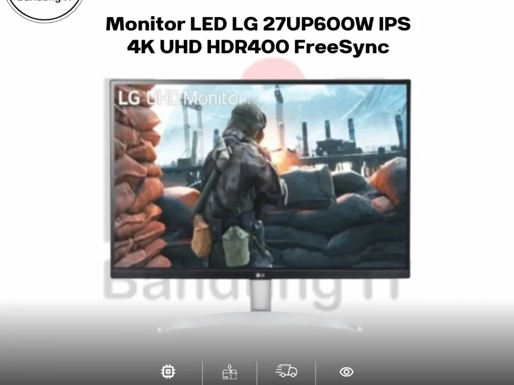 Monitor LED LG 27UP600W IPS 4K UHD HDR400 FreeSync | iklanova.com