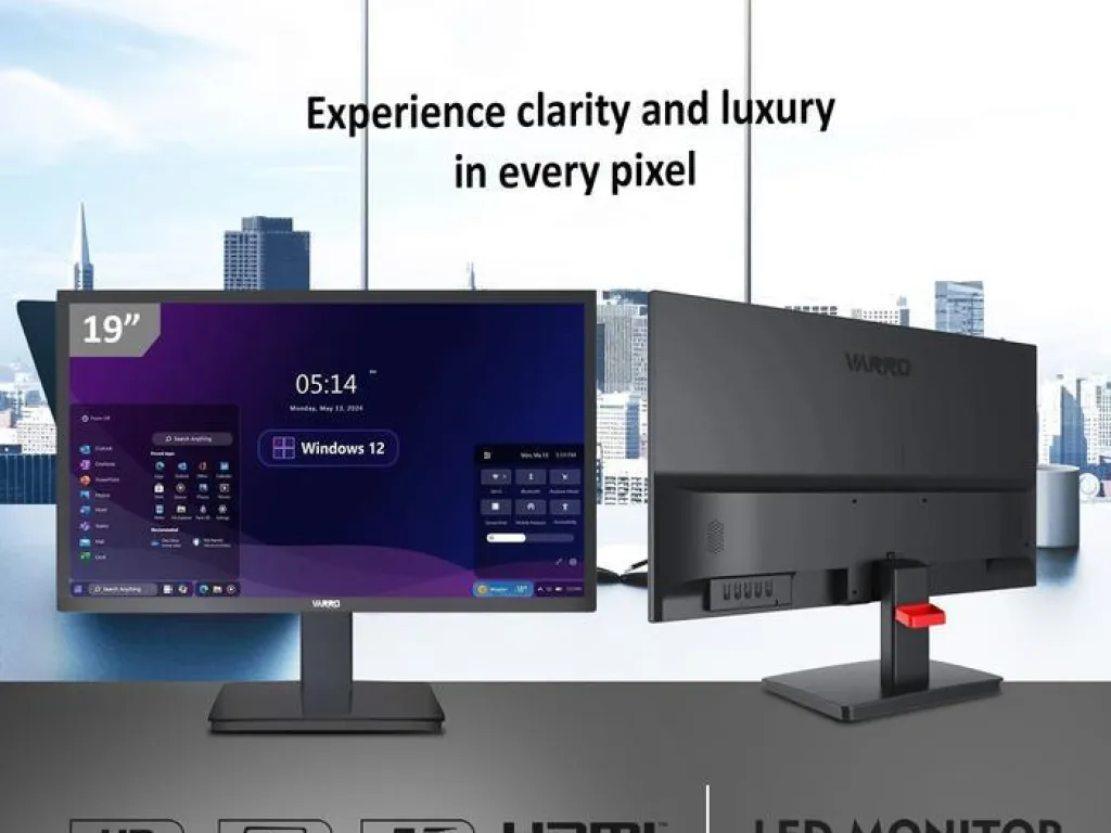 MONITOR LED VARRO Predator Gaming 19" VA19-MOF75-S Garansi Resmi VGA HDMI | iklanova.com