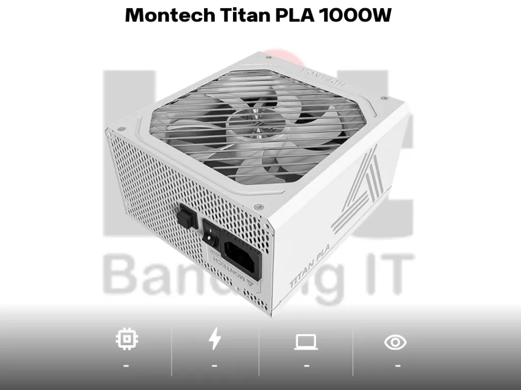 Montech Titan PLA 1000W  80+ Platinum Full Modular - 1000watt | iklanova.com