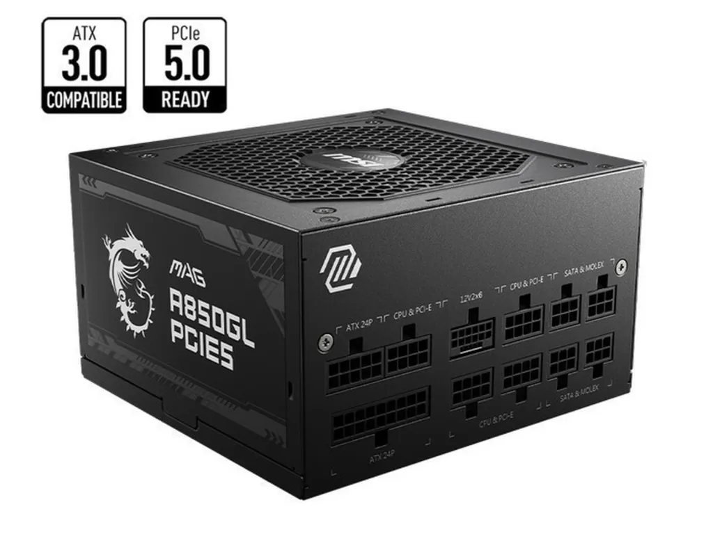 MSI MAG A850GL 850W 80+ GOLD PCIE5 | iklanova.com