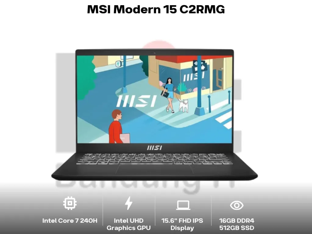 MSI Modern 15 C2RMG Core 7 240H 16GB 512GB 15.6" FHD IPS | iklanova.com