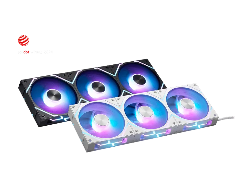 MSI MPG EZ120 120mm Fan Casing ( TRIPLE FAN PACK ) - HITAM | iklanova.com