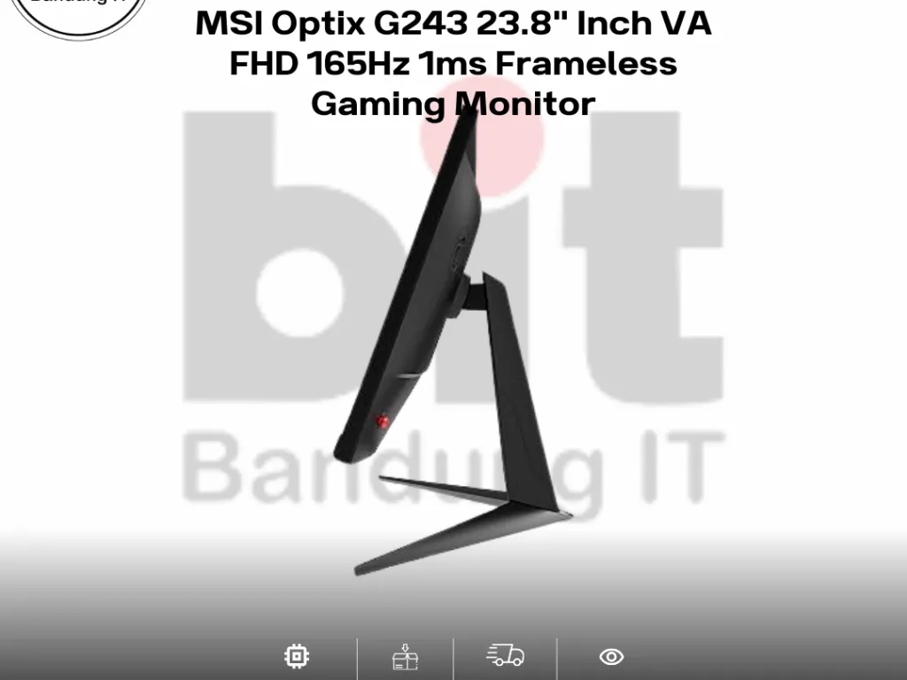 MSI Optix G243 23.8" Inch VA FHD 165Hz 1ms Frameless Gaming Monitor | iklanova.com