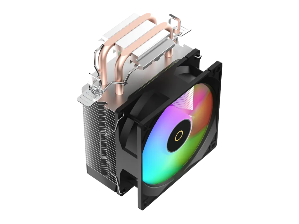 OCYPUS GAMMA A20 ARGB CPU Air Cooler Dual Heat Pipes 92mm Fan - HITAM | iklanova.com
