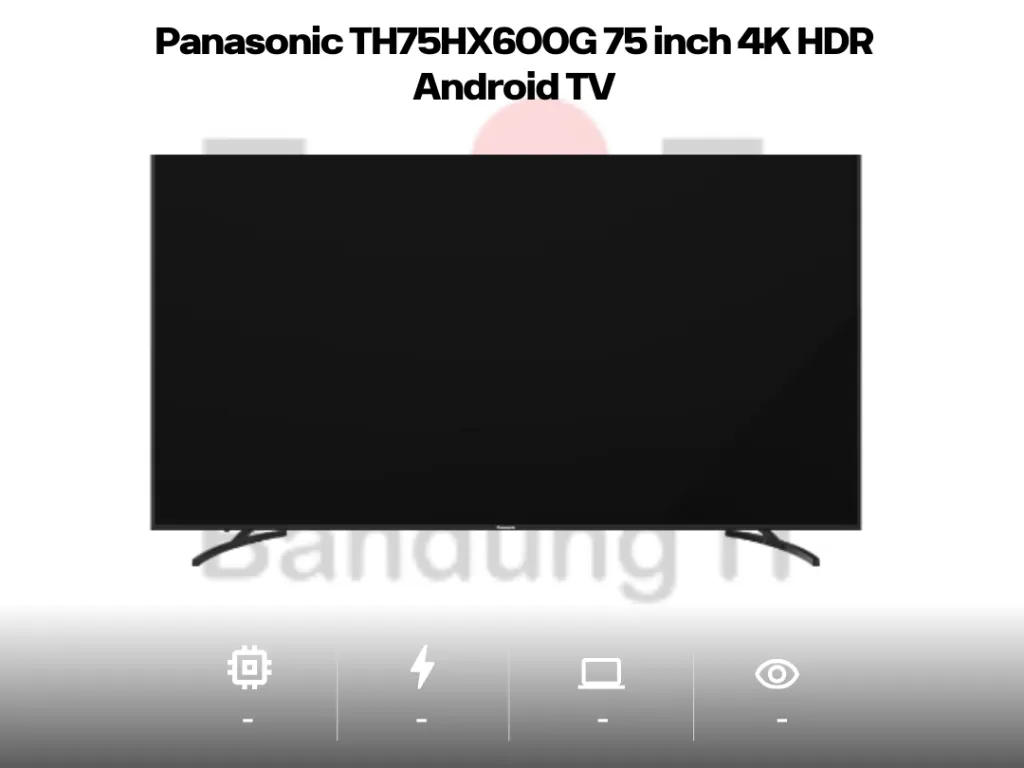 Panasonic TH75HX600G 75 inch 4K HDR Android TV | iklanova.com