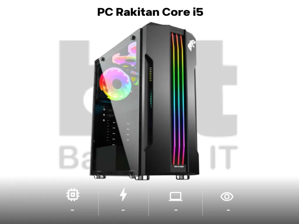 PC Rakitan Core i5 Untuk Desain, Video Editing & Game - 8GB | iklanova.com