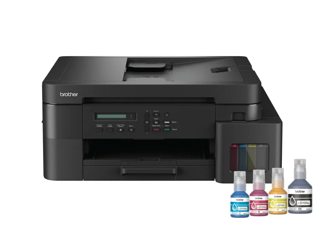 Printer Brother InkTak DCP-T830DW Multifunctions Print Scan Copy Duplex Wireless Ink Tank All-In-One WiFi ADF A4 Bergaransi New | iklanova.com