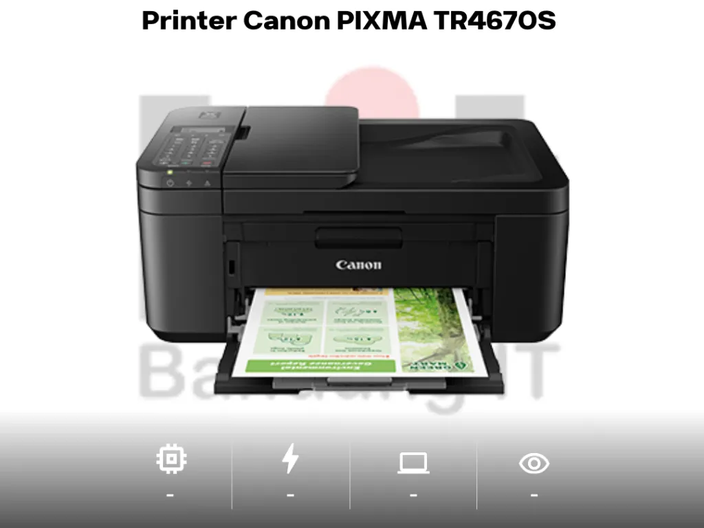 Printer Canon TR4670S Pixma Print Scan Copy TR 4670S TR-4670S WiFi F4 ADF | iklanova.com