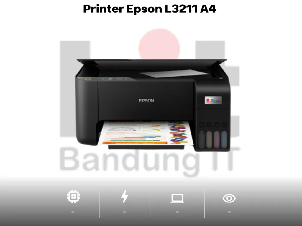 Printer Epson L3211 A4 All in One Ink Tank Printer | iklanova.com