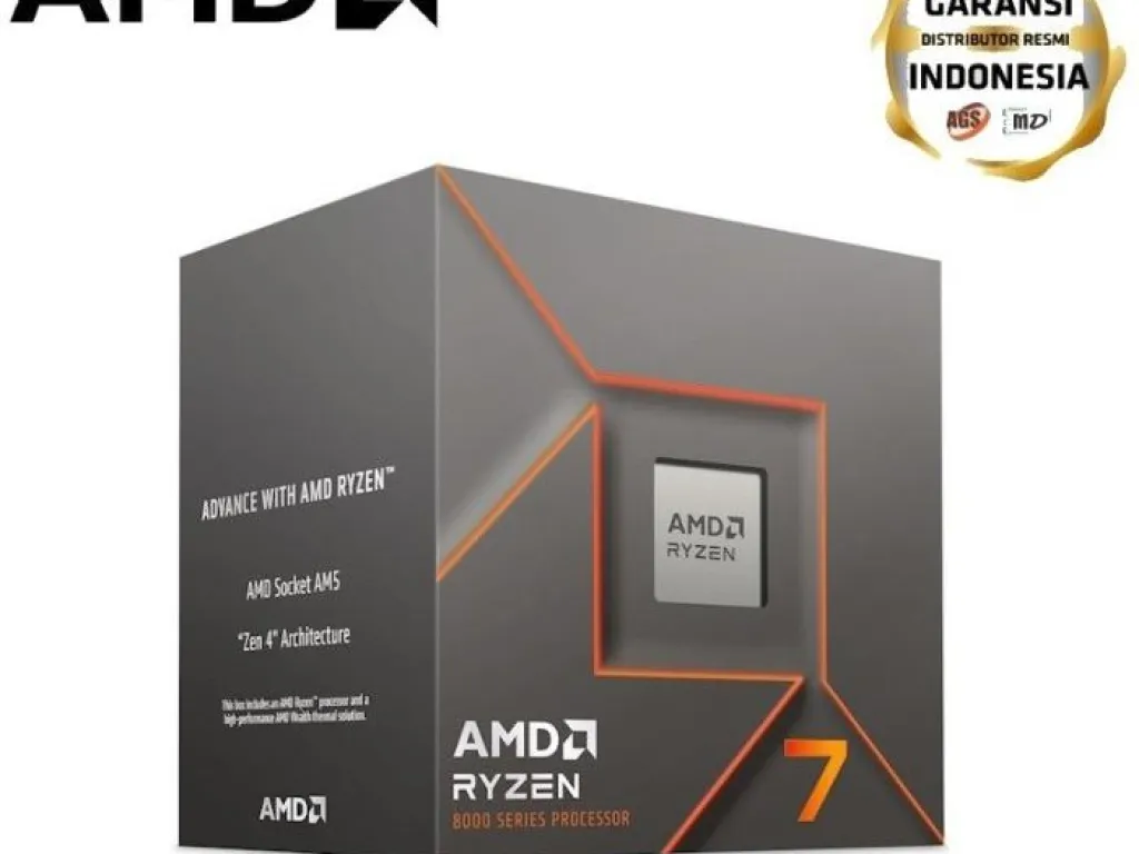 Processor AMD Ryzen 7 8700F BOX AM5 Zen 4 8 Cores 16 Threads | iklanova.com